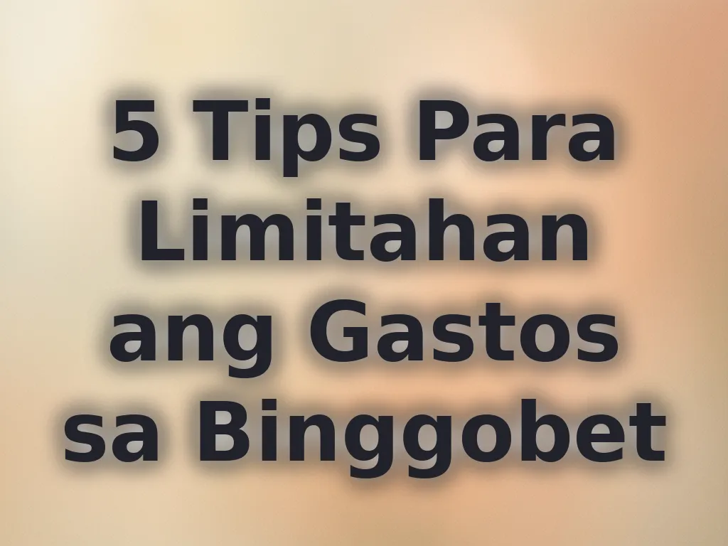 Pamamahala ng budget sa pagtaya